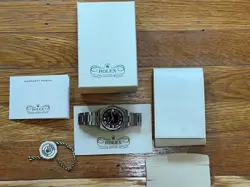 Rolex Oyster Perpetual 36 Black Orange 116000 nick name ...  Harley Davidson