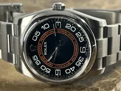 Rolex Oyster Perpetual 36 Black Orange 116000 nick name ...  Harley Davidson