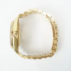 rolex daydate 18388 18k gold with diamonds(all original)