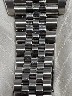 Rolex GMT-Master II 126 Model Silver Jubilee Bracelet with Blue and Black Bezel