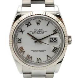 Rolex  126234 Datejust 36 White Dial Roman Index Oyster Perpetual Bracelet 2020