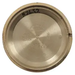 ROLEX Cellini 3833 K18YG Cal.1600 Gold Dial Hand Winding Men's Watch_833218