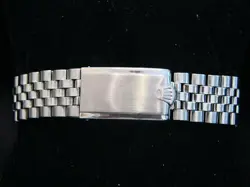Vintage Rolex Datejust 1603 Mens Stainless Steel Watch Silver Dial Jubilee Band