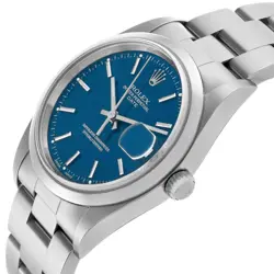 ROLEX DATE BLUE