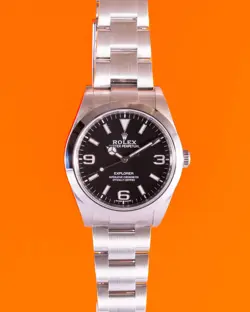 ROLEX EXPLORER I 39MM 214270 MK2 BLACK DIAL 2019