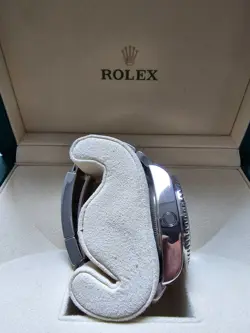 ROLEX SEA-DWELLER 116660 SILVER OYSTER BRACELET WITH BLACK BEZEL