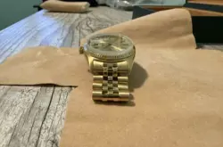 Vintage Rolex Day-Date President 1803 Mens 18K Yellow Gold Watch Champagne Dial