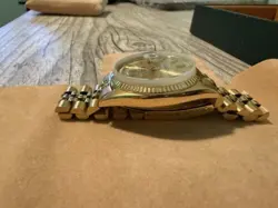 Vintage Rolex Day-Date President 1803 Mens 18K Yellow Gold Watch Champagne Dial