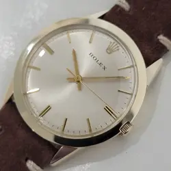 Mens Rolex Ref 7002 Presentation 14k Gold Filled 35mm Automatic 1970s RA424B