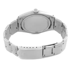 Rolex OysterDate Precision Silver Linen Dial Steel Vintage Mens Watch 6694