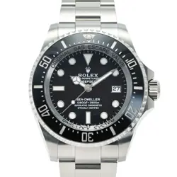 USED ROLEX SEA-DWELLER 136660 BLACK MEN'S WATCH #21211