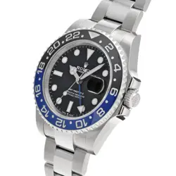 USED ROLEX Gmt Master Ii 126710BLNR Black Men's Watch #242611