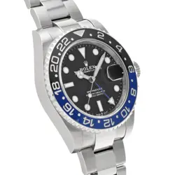 USED ROLEX Gmt Master Ii 126710BLNR Black Men's Watch #242611