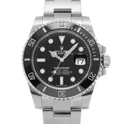USED ROLEX SUBMARINER DATE 116610LN BLACK CASE SIZE 40×40MM MEN'S WATCH #22711