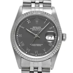USED ROLEX Datejust 16234 Gray Case Size 36×36mm Men's Watch #249911