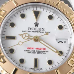 ROLEX YACHT MASTER 168623 WHITE P NUMBER SECOND HAND BOYS (UNISEX)