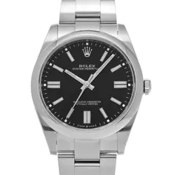 USED ROLEX OYSTER PERPETUAL 41 124300 BLACK MEN'S WATCH #241111