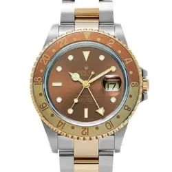 USED ROLEX GMT MASTER II 16713 BROWN CASE SIZE 40×40MM MEN'S WATCH #22511