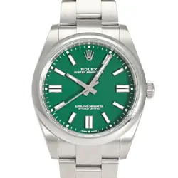 USED ROLEX OYSTER PERPETUAL 124300 GREEN MEN'S WATCH #231111