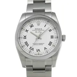 USED ROLEX OYSTER PERPETUAL AIR KING 114200 WHITE MEN'S WATCH #23711