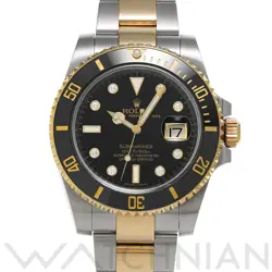 USED ROLEX SUBMARINER DATE 116613LNG BLACK MEN'S WATCH #21011