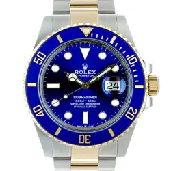ROLEX SUBMARINER DATE 41 126613LB WARRANTY 2022 BOX/PAPER