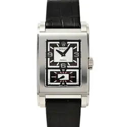 USED ROLEX CELLINI PRINCE 5443/9 BLACK MEN'S WATCH #21111