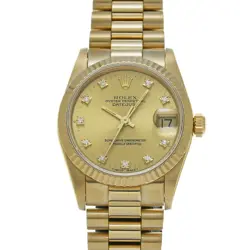 USED ROLEX DATEJUST 68278G CASE SIZE 31×31MM UNISEX WATCH #22211