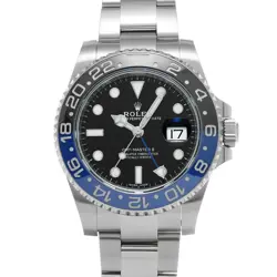 USED ROLEX GMT MASTER II 116710BLNR BLACK CASE SIZE 40×40MM MEN'S WATCH #27511