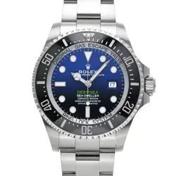 USED ROLEX SEA-DWELLER DEEP SEA 126660 BLUE MEN'S WATCH #28711