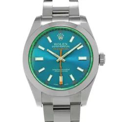 USED ROLEX MILGAUSS 116400GV BLUE CASE SIZE 40×40MM MEN'S WATCH #291711