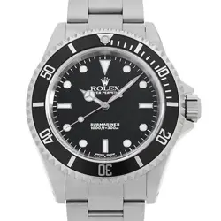 ROLEX SUBMARINER NO DATE 14060M BLACK K NUMBER SECOND HAND MENS