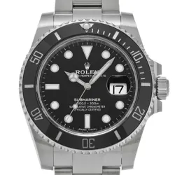 USED ROLEX Submariner Date 116610LN Black Case Size 40×40mm Men's Watch #27711