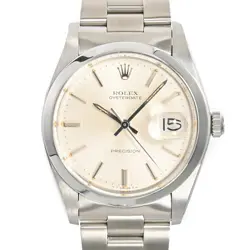USED ROLEX OYSTER DATE 6694 SILVER CASE SIZE 34MM MEN'S WATCH #21711
