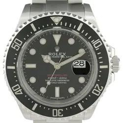 USED ROLEX SEA-DWELLER 126600 BLACK CASE SIZE 43MM MEN'S WATCH #25511