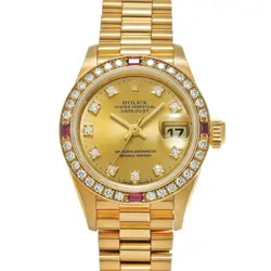 USED ROLEX DATEJUST 69068G CASE SIZE 26×26MM LADIES WATCH #21211