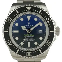 USED ROLEX SEA-DWELLER DEEP SEA 126660 BLUE CASE SIZE 44MM MEN'S WATCH #24711