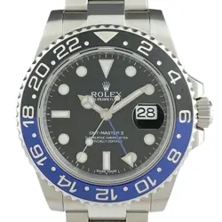 USED ROLEX GMT MASTER 2 116710BLNR BLACK CASE SIZE 40MM MEN'S WATCH #23511
