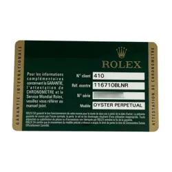 MASTER 116710BLNR BLACK