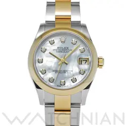 USED ROLEX DATEJUST 31 278243NG WHITE CASE SIZE 31×31MM UNISEX WATCH #22011