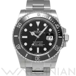 USED ROLEX SUBMARINER DATE 116610LN BLACK MEN'S WATCH #213711