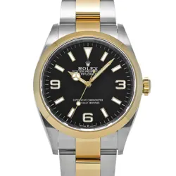 USED ROLEX EXPLORER 36 124273 BLACK CASE SIZE 36×36MM MEN'S WATCH #21011
