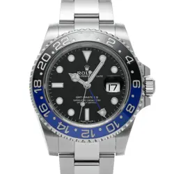 USED ROLEX GMT MASTER II 116710BLNR BLACK CASE SIZE 40×40MM MEN'S WATCH #26511