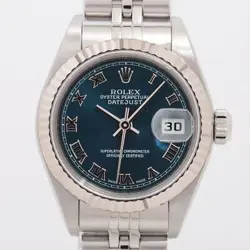 ROLEX DATEJUST 79174 SS×WG AT BLUE-FACE