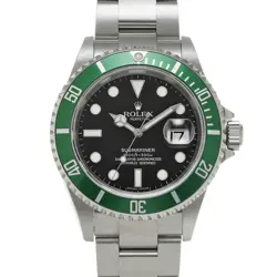 USED ROLEX SUBMARINER DATE 16610LV BLACK CASE SIZE 40×40MM MEN'S WATCH #26711