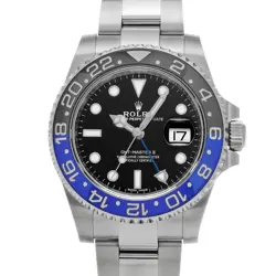 USED ROLEX GMT MASTER II 116710BLNR BLACK CASE SIZE 40×40MM MEN'S WATCH #25511