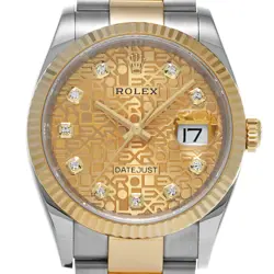 USED ROLEX Datejust 36 126233G Case Size 36×36mm Men's Watch #23211