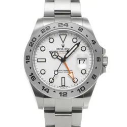USED ROLEX EXPLORER II 216570 WHITE CASE SIZE 42×42MM MEN'S WATCH #231711