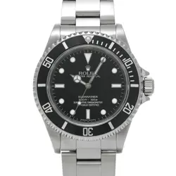 USED ROLEX SUBMARINER 14060M BLACK CASE SIZE 40×40MM MEN'S WATCH #22511