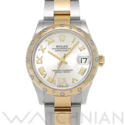 USED ROLEX DATEJUST 31 278343RBR SILVER CASE SIZE 31×31MM UNISEX WATCH #21111